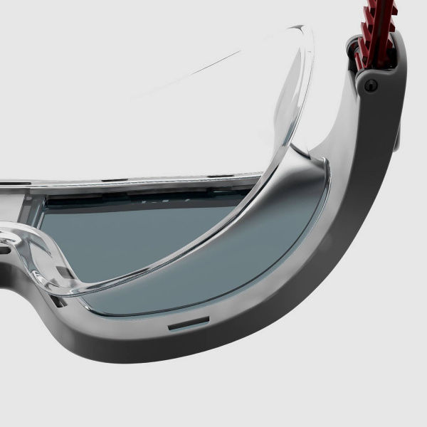Очки для плавания Speedo Biofuse Rift V2 (темные; красный/серый)